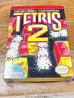 Front view of Tetris 2 NES box
