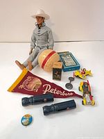 Overall lot view displaying all items together