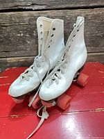 Full view of both skates side by side