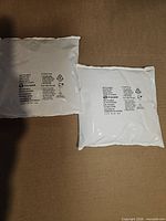 Front view of two Cryopak gel ice packs showing branding and instructions