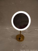 Front view, LED ring illuminated