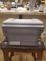 Rear view of Samsung ML-2510 printer showing ports and power input