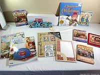 Overview of all items laid out on table