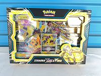Front of sealed Pokémon Zeraora VMAX & VSTAR Battle Box