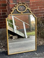 Front view showing entire mirror and frame