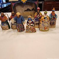 Full set displayed on countertop