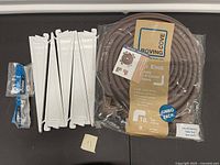 Sealed edge cushion, shelf brackets, door stops overview