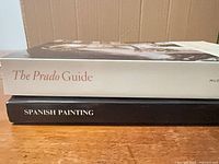 Spines of The Prado Guide and Spanish Painting books