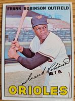 Front of 1967 Topps Frank Robinson card