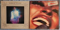 Front covers of both Diana Ross live album jackets