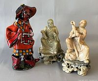 All three figurines front view