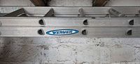 Werner logo on aluminum side rail