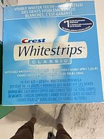 Front of Crest Whitestrips Classic box