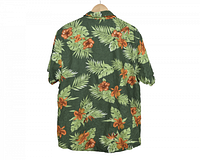 Back view of shirt displaying pattern