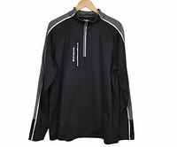 Front view of Second Skin Hydrawick tech jacket on hanger