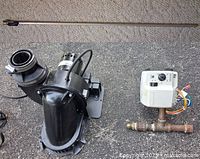 Exhaust blower assembly, gas valve, anode rod overview