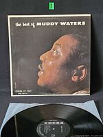 Front cover of The Best of Muddy Waters LP showing jacket condition