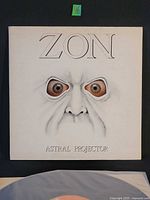 Front cover of Zon Astral Projector LP showing artwork and overall condition