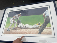 Full framed print showing artwork, mat and frame