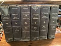 Six volume Memorial Edition set showing spines and condition