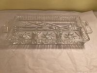 overhead view showing interior four sections and pinwheel pattern