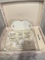 Open box showing full 10-piece set in satin-lined insert