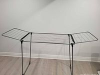 Rack fully extended with wings open