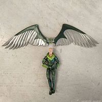 Front view of Vulture figure and detached wings