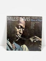 Front album cover reading Miles Davis Kind of Blue