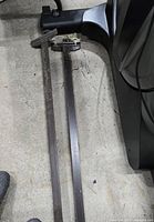 Side rails and bracket of adjustable metal bed frame