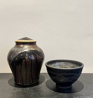 Vessel and bowl together