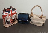 All three bags grouped together