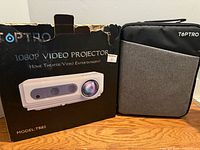 Projector retail box and carrying case