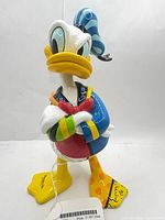 Full front view of Donald Duck figurine