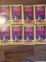 Front view showing all eight identical Star Wars comic books