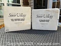 Both boxes: Holly Brothers Garage and Glenhaven House