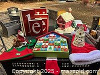 All items grouped on table for overview