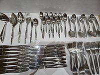 Full set laid out showing quantity and pattern