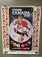 Full view of poster showing artwork, title and flags