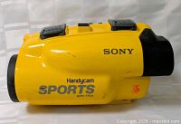 Side view showing Sony branding and overall housing