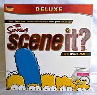 Front of The Simpsons Scene It? Deluxe DVD Game box