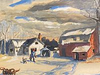 close-up center showing scene detail