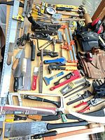 Overview of entire assortment laid out on table