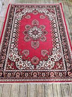 Full view of rug showing pattern, color and overall size