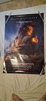 Full front view of Deepwater Horizon poster held by clips