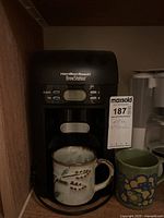 Hamilton Beach BrewStation with two mugs