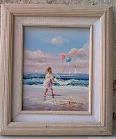 Framed Peggy Watkins oil painting full view