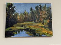 Front view of Ann Eynon oil landscape painting