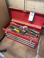 Toolbox exterior and contents overview