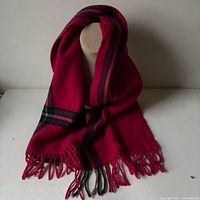 Scarf draped to show overall appearance